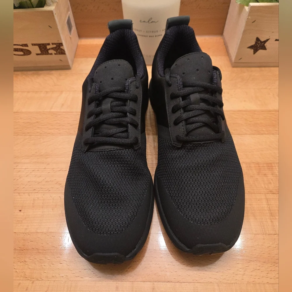 York Athletics The Henry Sneakers Triple Black Mens Size 11